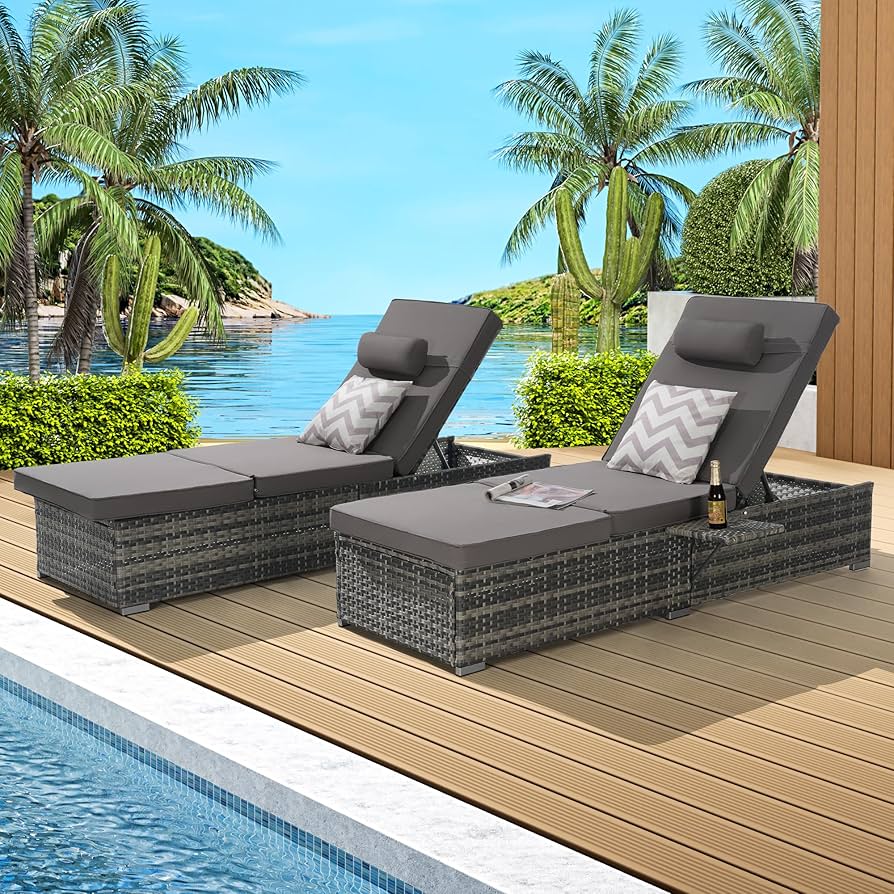 Pool Relaxing Lounger Chair